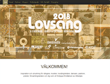 Tablet Screenshot of lovsang.se